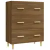 Image de Vidaxl buffet chêne marron 70x34x90 cm bois d'ingénierie