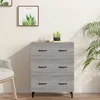Image de 817349 vidaXL Buffet Sonoma gris 69 5x34x90 cm Bois dingénierie