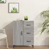 Image de Buffet Sonoma Gris 69,5x34x90 Cm Bois D'ingénierie Vidaxl