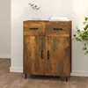 Image de Buffet Chêne Fumé 69,5x34x90 Cm Bois D'ingénierie Vidaxl
