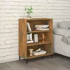 Image de 817378 vidaXL Buffet Chêne fumé 695x325x90 cm Bois dingénierie