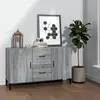 Image de Buffet Sonoma Gris 100x36x60 Cm Bois D'ingénierie Vidaxl