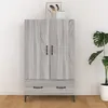Image de 817475 vidaXL Buffet Sonoma gris 70x31x115 cm Bois dingénierie