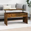 Image de Table Basse Chêne Fumé 102x50,5x52,5 Cm Bois D'ingénierie Vidaxl