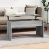 Image de Table Basse Sonoma Gris 102x50,5x52,5 Cm Bois D'ingénierie Vidaxl