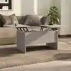 Image de Table Basse Sonoma Gris 80x50x42,5 Cm Bois D'ingénierie Vidaxl