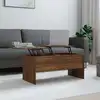 Image de Table Basse Chêne Marron 102x50,5x46,5 Cm Bois D'ingénierie Vidaxl