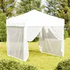 Image de Tente De Réception Pliable Avec Parois Blanc 2x2 M Vidaxl