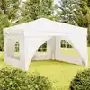 Image de Tente De Réception Pliable Avec Parois Crème 3x3 M Vidaxl