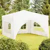 Image de Tente De Réception Pliable Avec Parois Blanc 3x3 M Vidaxl