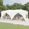 Image de Tente De Réception Pliable Avec Parois Blanc 3x6 M Vidaxl