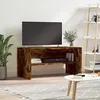 Image de vidaXL Meuble TV chêne fumé 80x40x40 cm bois dingénierie 815234