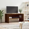 Image de vidaXL Meuble TV chêne marron 80x40x40 cm bois dingénierie 815236