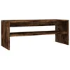 Image de Table Basse Chêne Fumé 100x40x40 Cm Bois D'ingénierie Vidaxl