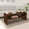 Image de Table Basse Chêne Marron 100x40x40 Cm Bois D'ingénierie Vidaxl