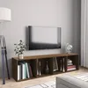 Image de Bibliothèque/meuble Tv Chêne Marron 143x30x36cm Bois Ingénierie Vidaxl