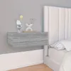 Image de vidaXL Table de chevet flottante Sonoma gris 40x30x15 cm815284
