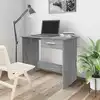Image de Bureau Sonoma Gris 100x50x76 Cm Bois D'ingénierie Vidaxl