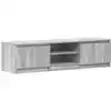 Image de Meuble Tv Sonoma Gris 140x40x35,5 Cm Bois D'ingénierie Vidaxl