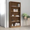 Image de Bibliothèque 5 Niveaux Chêne Marron 80x24x175cm Bois Ingénierie Vidaxl