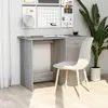 Image de Bureau Sonoma Gris 100x50x76 Cm Bois D'ingénierie Vidaxl