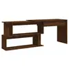 Image de Vidaxl bureau d'angle chêne marron 200x50x76 cm bois d'ingénierie