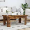 Image de 815426 vidaXL Table basse Chêne fumé 100x60x42 cm Bois dingénierie