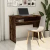 Image de Bureau Chêne Fumé 90x50x74 Cm Bois D'ingénierie Vidaxl