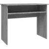 Image de Bureau Sonoma Gris 90x50x74 Cm Bois D'ingénierie Vidaxl
