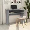 Image de 815463 vidaXL Bureau Sonoma gris 90x50x74 cm Bois dingénierie