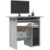 Image de Bureau Sonoma Gris 80x45x74 Cm Bois D'ingénierie Vidaxl