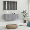 Image de vidaXL Meuble TV Sonoma gris 80x30x30 cm Bois dingénierie815505