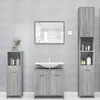 Image de vidaXL Armoire de bain Sonoma gris 30x30x1835 cm Bois dingénierie 815520