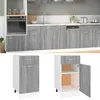 Image de vidaXL Armoire à tiroirs inférieure Lyon Gris Sonoma 40 x 46 x 81 5 cm Bois dingénierie 815571