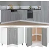Image de Meuble De Cuisine "lyon" Gris Sonoma 75,5 X 75,5 X 81,5 Cm Bois D'ingénierie Vidaxl