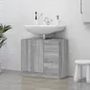 Image de vidaXL Armoire de lavabo Sonoma gris 63x30x54 cm Bois dingénierie 815631