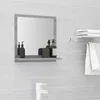 Image de Miroir De Bain Sonoma Gris 40x10,5x37 Cm Bois D'ingénierie Vidaxl
