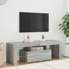 Image de vidaXL Meuble TV avec lumières LED sonoma gris 120x35x40 cm 815667