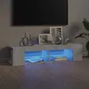 Image de Meuble Tv Avec Lumières Led Sonoma Gris 135x39x30 Cm Vidaxl