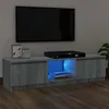 Image de vidaXL Meuble TV avec lumières LED sonoma gris 120x30x36 cm 815709