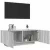 Image de Meuble Tv Sonoma Gris 100x35x40 Cm Bois D'ingénierie Vidaxl