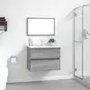 Image de Ensemble De Meubles De Salle De Bain 2 Pcs Sonoma Gris Vidaxl