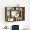 Image de vidaXL Étagère murale Chêne fumé 75x16x55 cm Bois dingénierie 815843