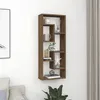 Image de vidaXL Étagère murale Chêne marron 36x16x90 cm Bois dingénierie 815848