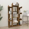 Image de vidaXL Bibliothèque Chêne fumé 86x255x140 cm Bois dingénierie 816002