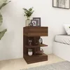 Image de Table De Chevet Chêne Marron 40x35x65 Cm Bois D'ingénierie Vidaxl
