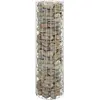 Image de Poteau À Gabion Circulaire Acier Galvanisé Ø30x100 Cm Vidaxl