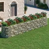 Image de Lit Surélevé À Gabion Fer Galvanisé 600x100x100 Cm Vidaxl