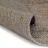 Image de vidaXL Tapis fait à la main Jute Rond 210 cm Gris 343594