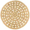 Image de vidaXL Tapis fait à la main Jute tressée 210 cm 343615